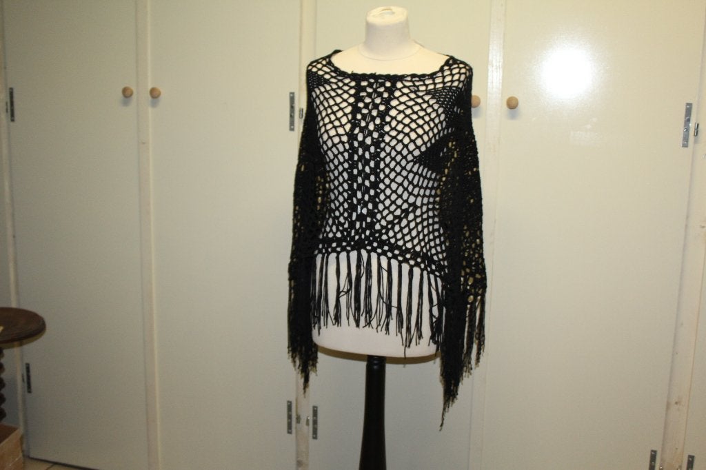 Joseph Ribkoff vlot gele & zwarte poncho mt 36/S, Overige kleuren, Verzenden, ., Nieuw