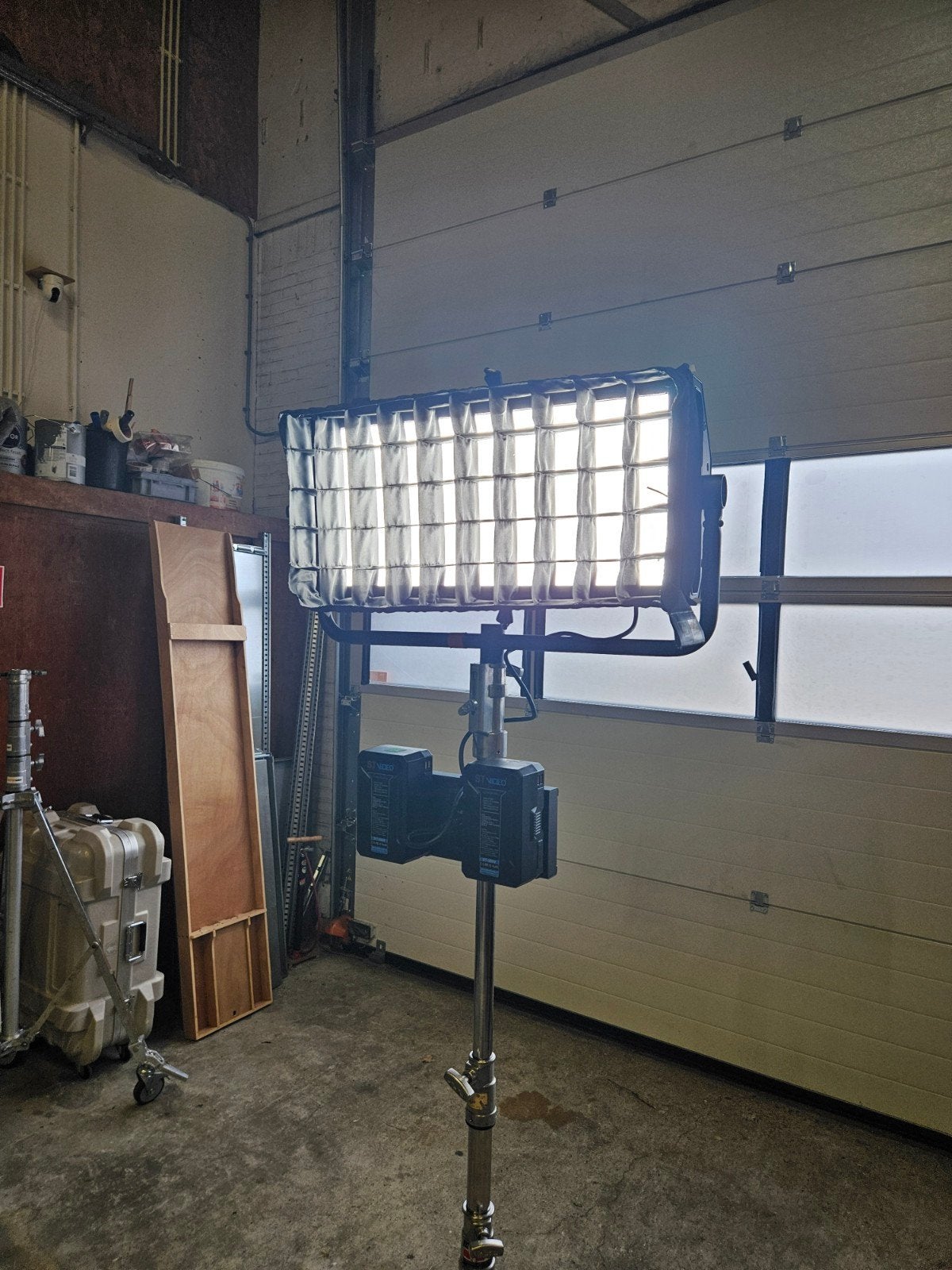 Gemini 2x1 325w RGBW LED paneel met grid, v-mount plate, Ophalen of Verzenden, Zo goed als nieuw, Video