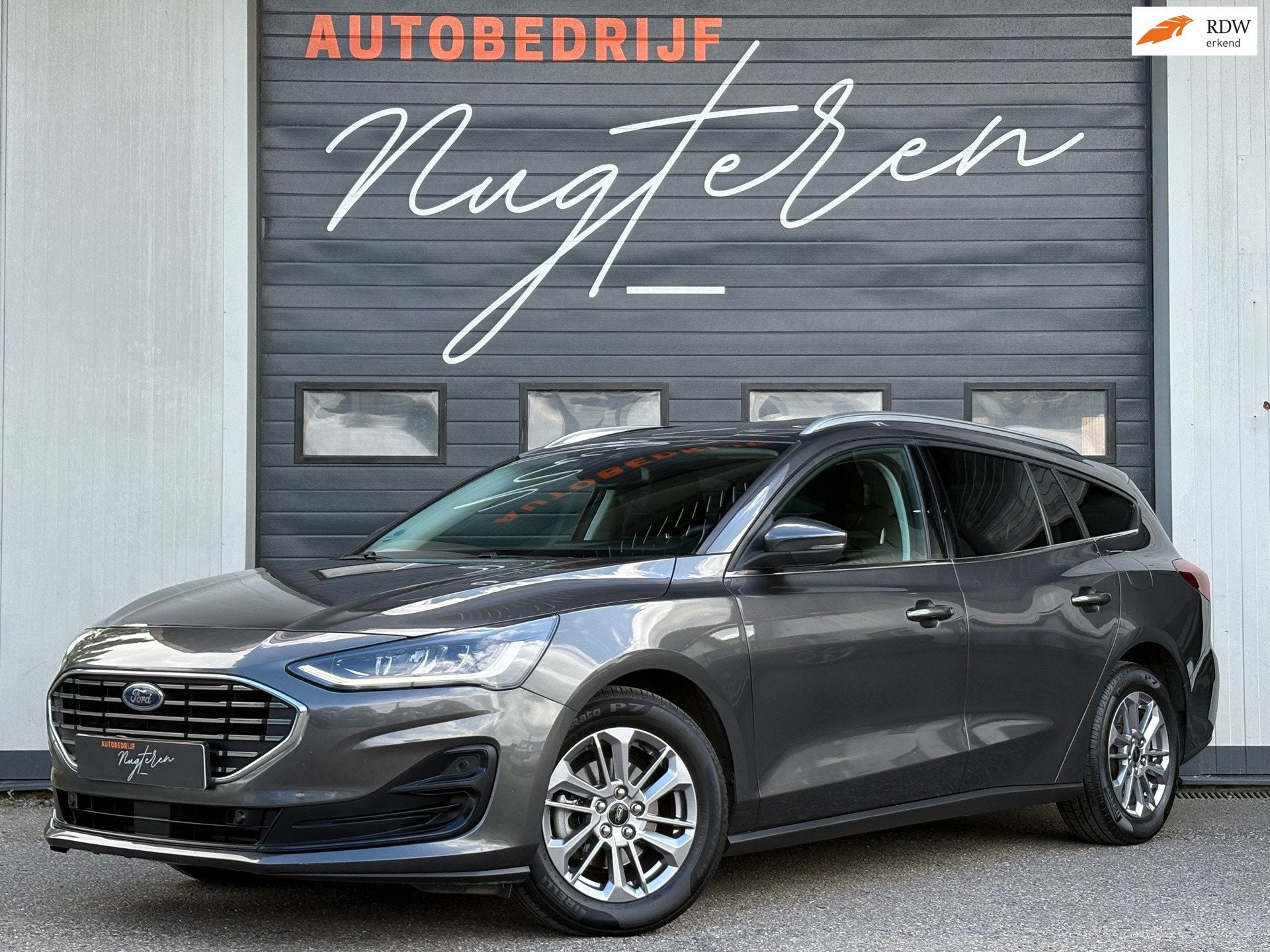 Ford Focus Wagon 1.0 EcoBoost Hybrid Titanium|1e eigenaar|Gr, Auto's, Gebruikt, Origineel Nederlands, Handgeschakeld, 19 km/l