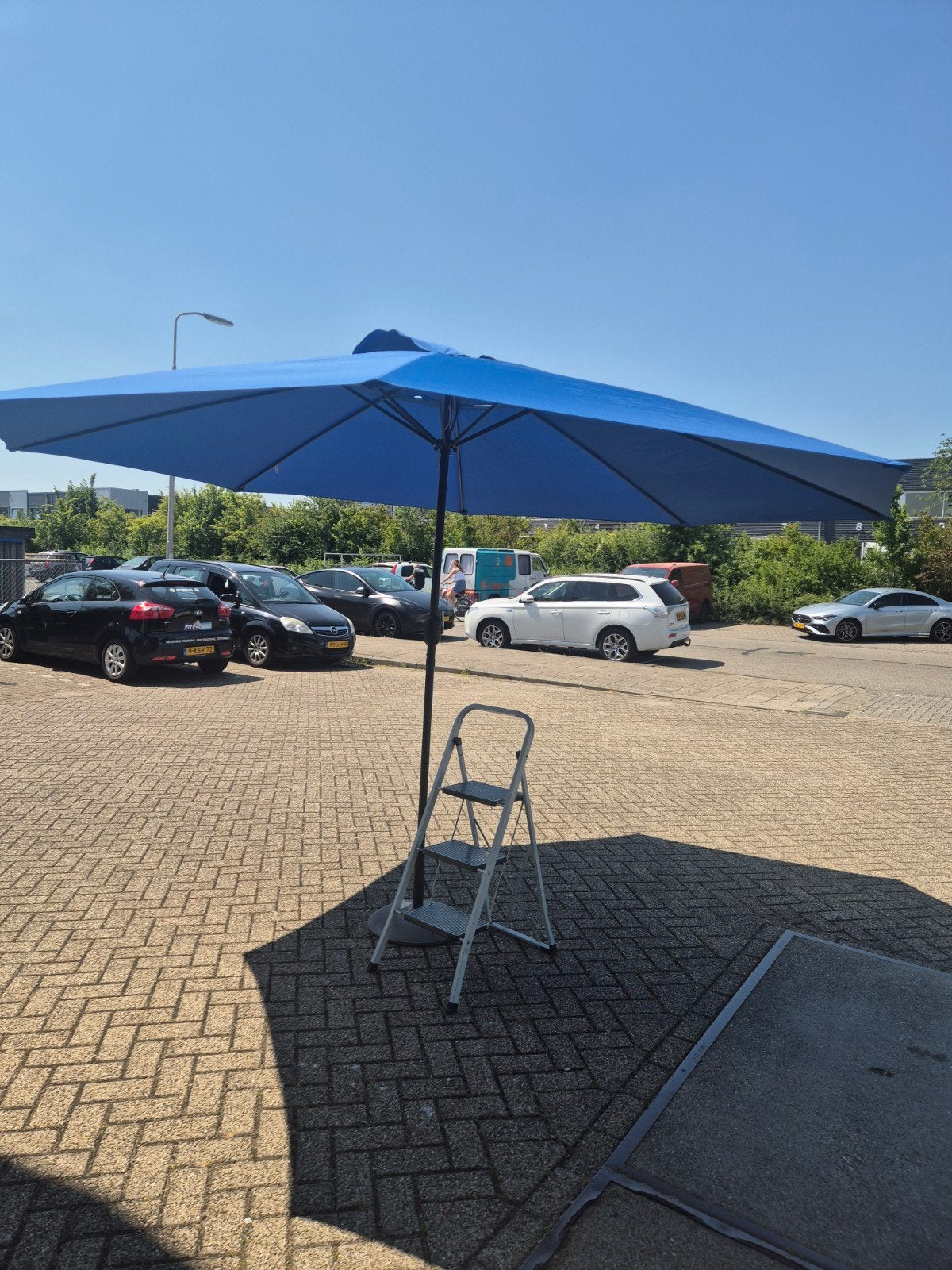 parasol diameter 4 meter, Ophalen of Verzenden, Nieuw