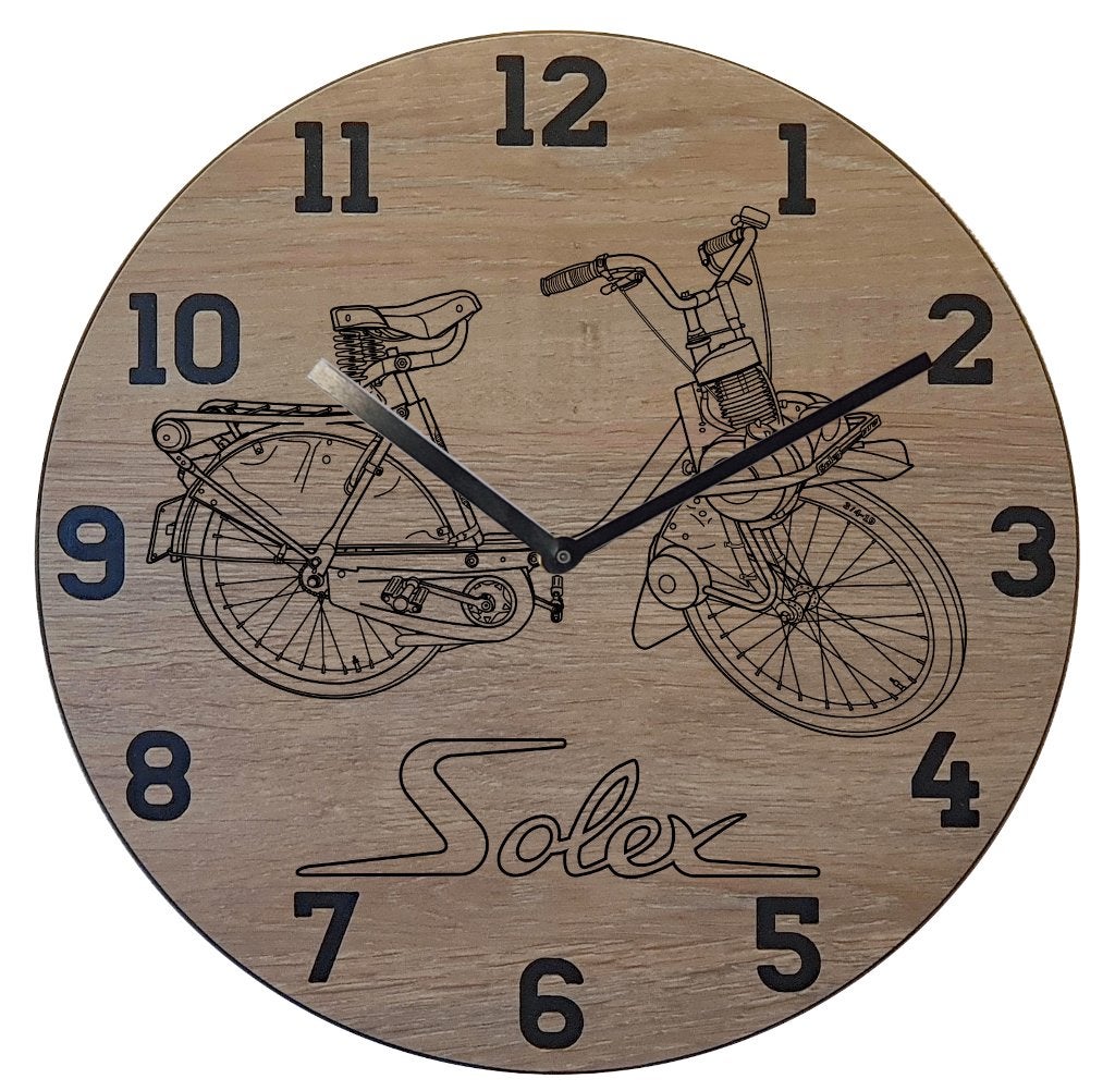 Solex 3800 - Thema klok, Ophalen of Verzenden, Nieuw, Wandklok