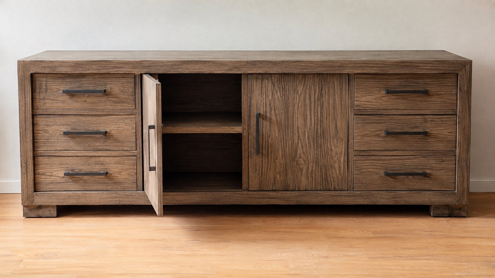prachtig houten dressoir, Ophalen, Gebruikt, 200 cm of meer, Minder dan 100 cm