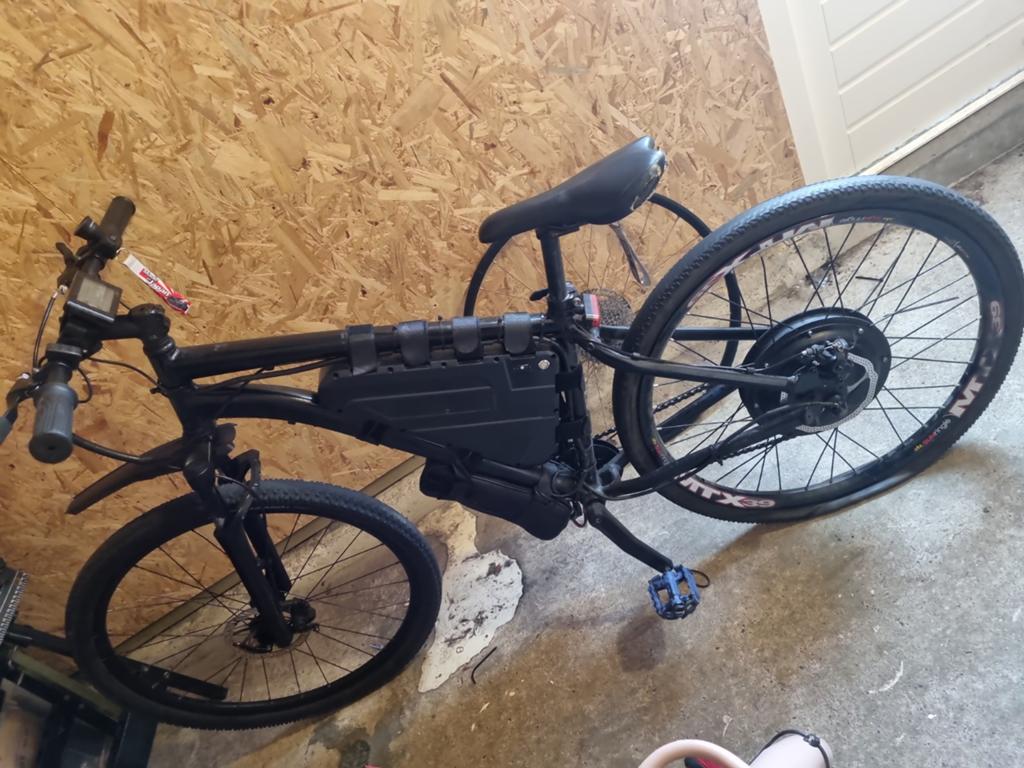 Rockrider ST120 E-bike 1000W 48V 30Ah52 - 58km/u, Fietsen en Brommers, Ophalen of Verzenden, Gebruikt, 30 tot 50 km per accu, Overige merken