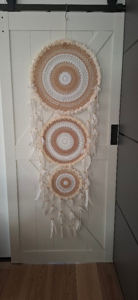 XXL Dromenvanger 3-Rings Natural ongeveer 180 cm Lang, 180 cm, Meerkleurig, Nieuw, Ophalen of Verzenden