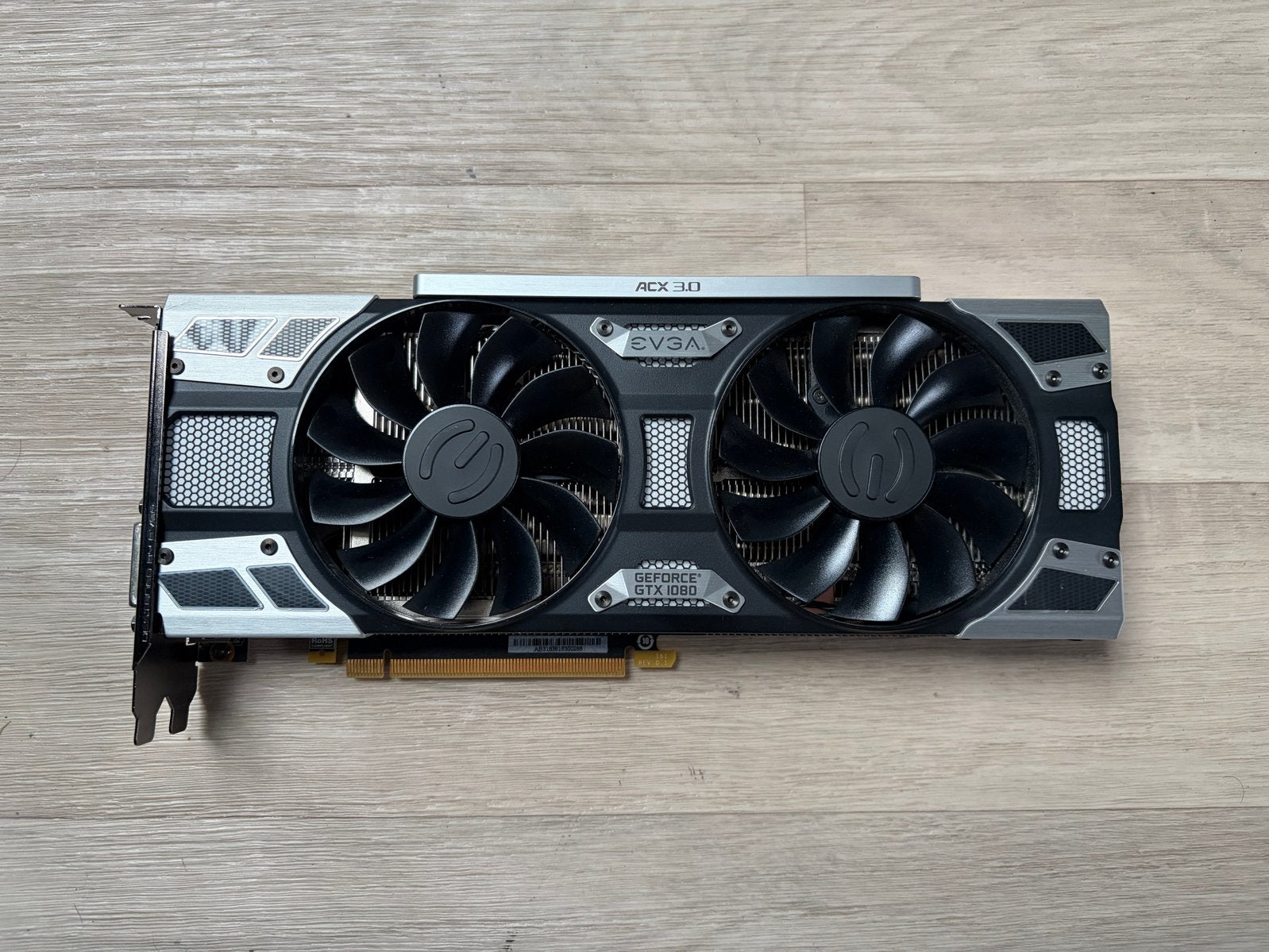 EVGA GeForce GTX 1080 Superclocked 8GB GDDR5X, Computers en Software, PCI-Express 3, HDMI, Ophalen of Verzenden, Nvidia