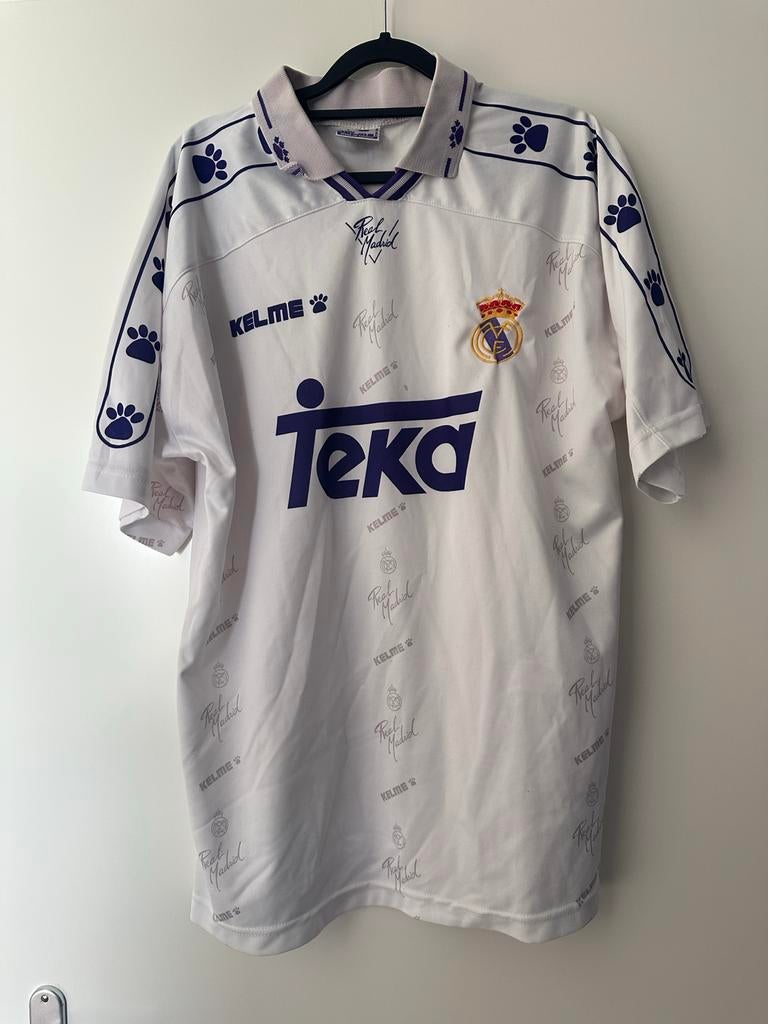 Real Madrid 1996 TEKA shirt Origineel, Maat L, Ophalen of Verzenden, Zo goed als nieuw, Shirt