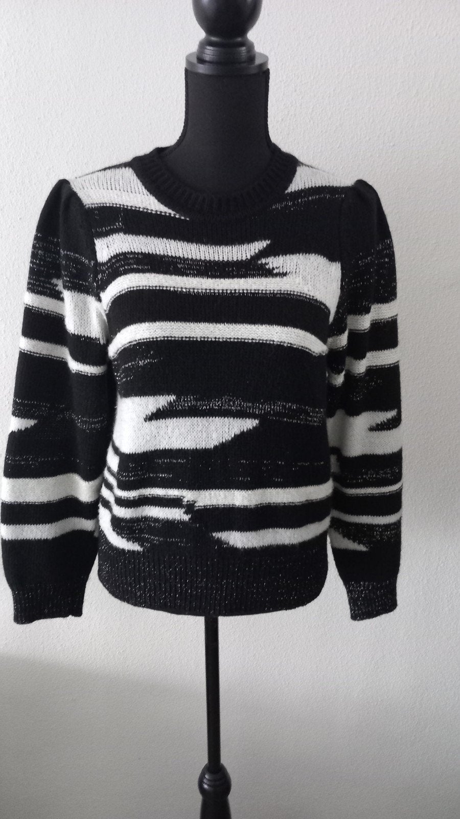 MOOI!! *LIU-JO* ZWART-WITTE ZEBRA PRINT MERK TRUI., Kleding | Dames, Maat 38/40 (M), Liu Jo, Zwart, Ophalen of Verzenden