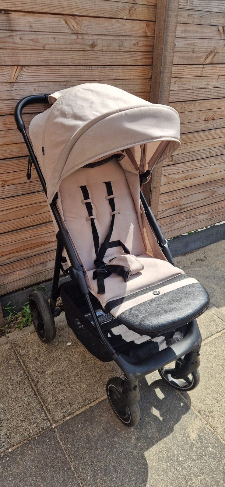 Puck Buggy beige, Ophalen, Gebruikt, Overige merken, Verstelbare rugleuning