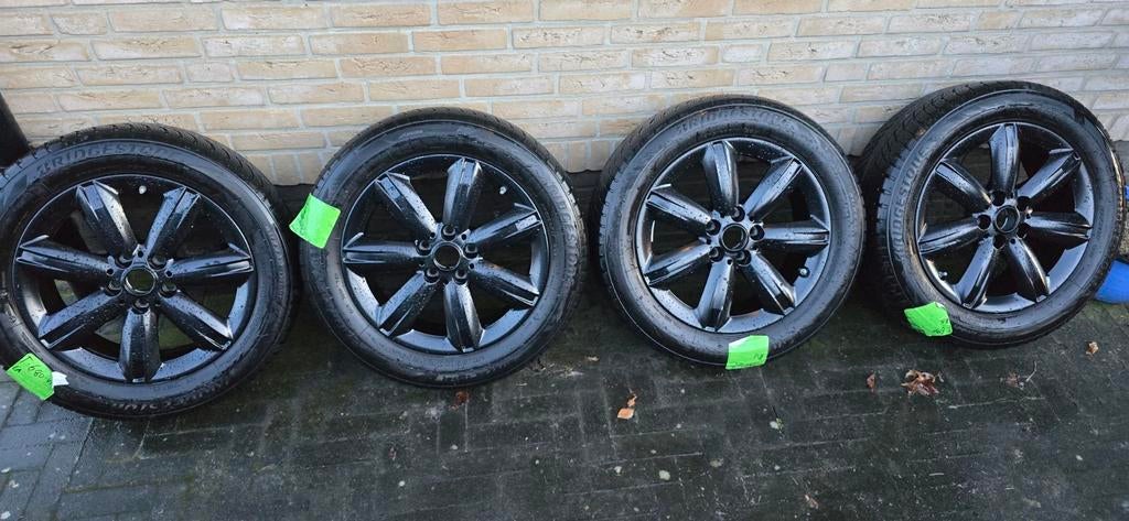 4 Orig MINI zwart alu wheel JCW Star Spoke 539 6.5Jx17, Ophalen