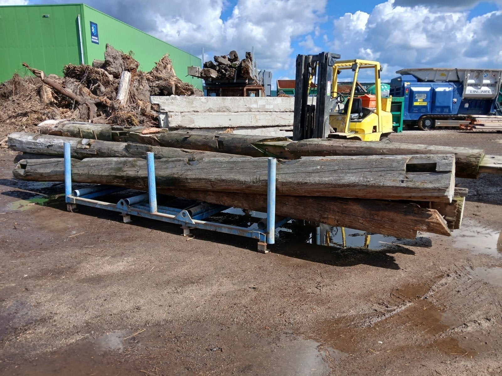 BOERDERIJ VIERKANT REDWOOD  PINE, Ophalen, Nieuw, Minder dan 180 cm, Palen