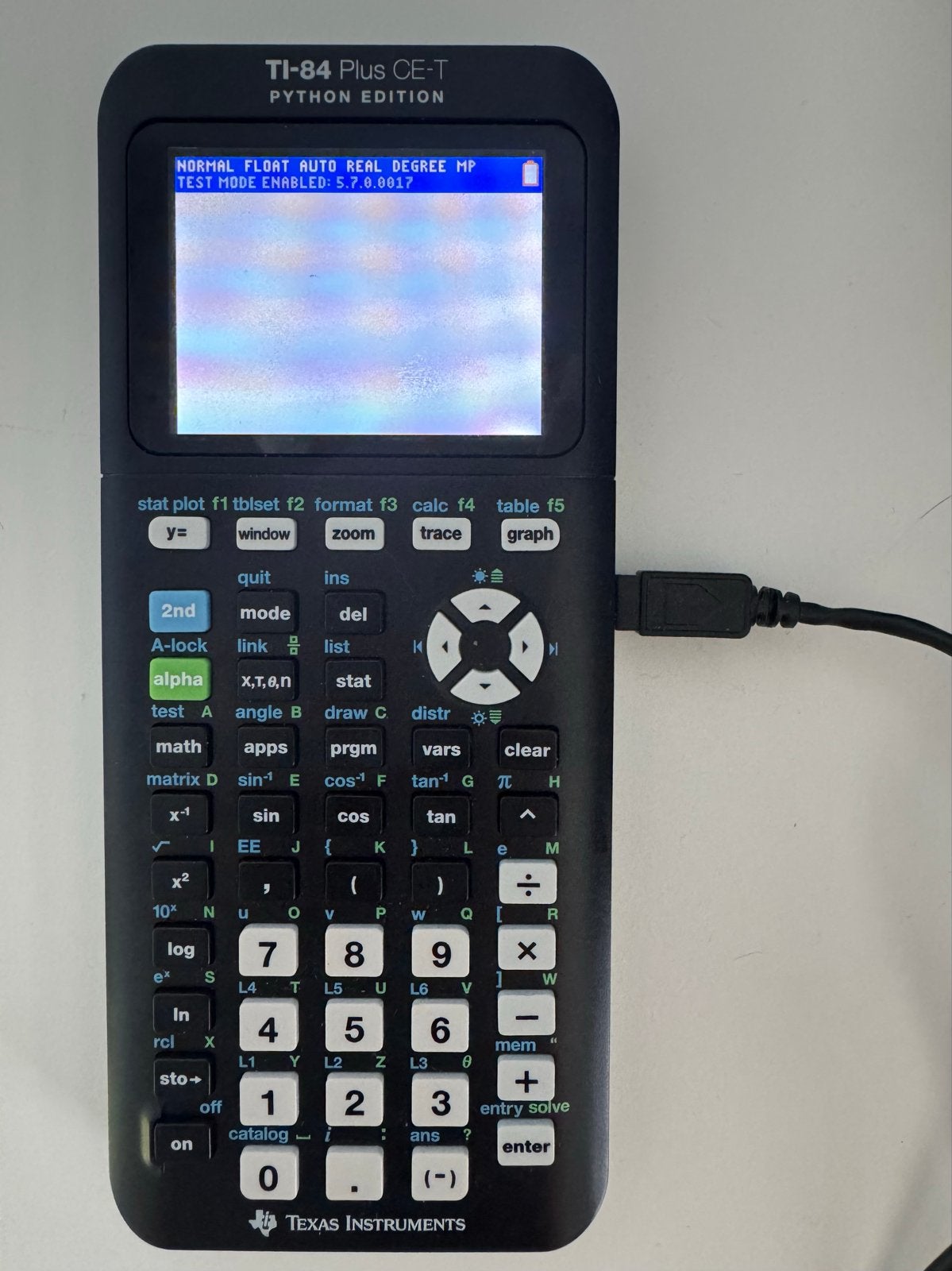 Grafische rekenmachine TI-84 Plus CE-T, Ophalen of Verzenden, Grafische rekenmachine, Zo goed als nieuw