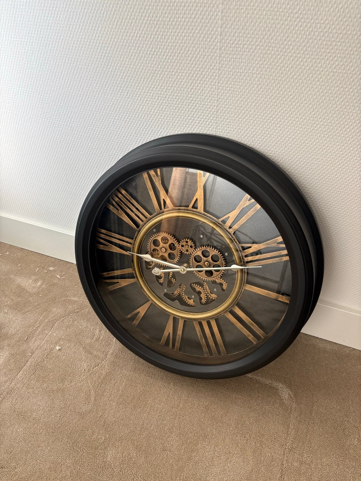 Industriële Wandklok, Ophalen, Wandklok, Zichtbaar uurwerk, Analoog