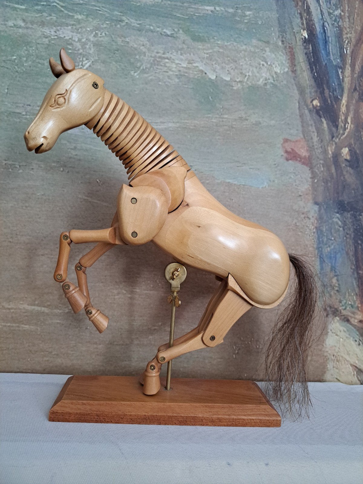 Ledenpop paard, Hobby en Vrije tijd, Ophalen of Verzenden, Zo goed als nieuw