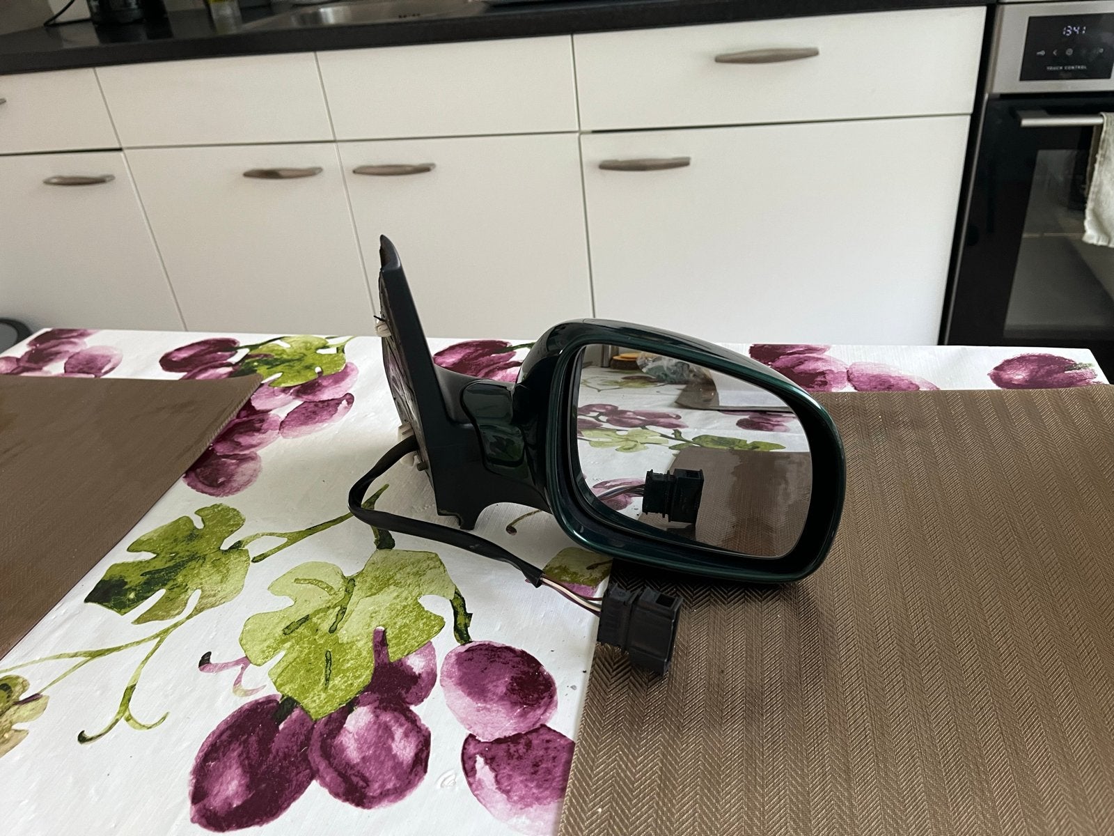 Buitenspiegel rechts voor Rover 25/45/MG ZS/ZR (Groen)