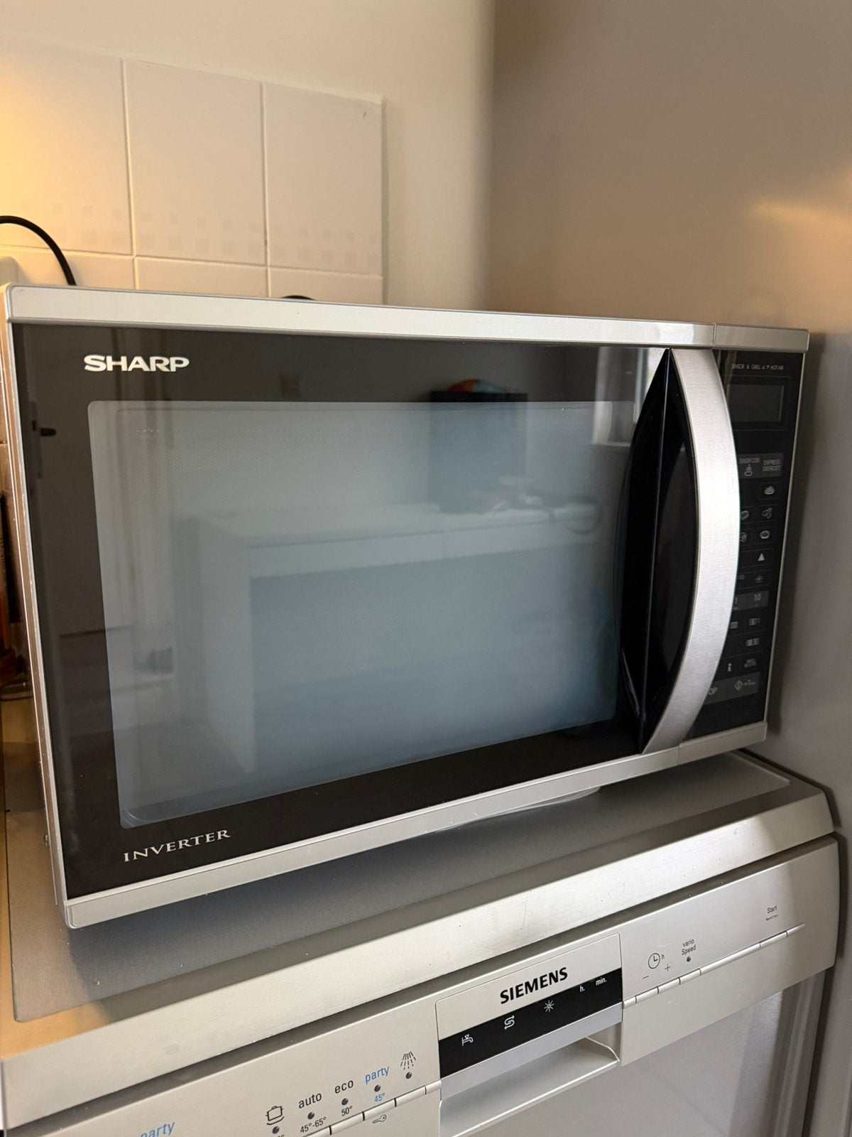 Combi-oven Sharp – zo goed als nieuw, Witgoed en Apparatuur, Ophalen, Zo goed als nieuw, Oven, Draaiplateau