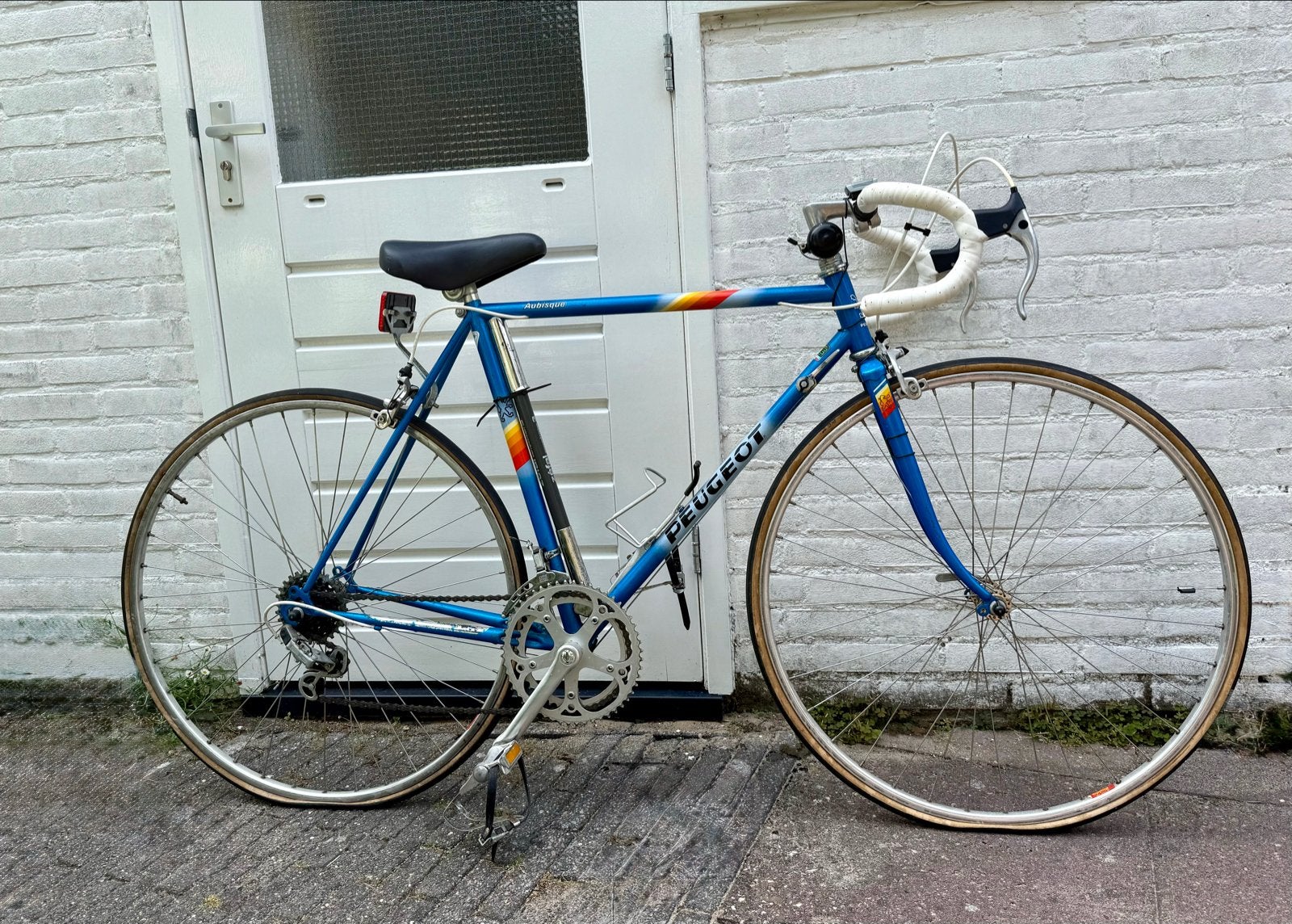 Peugeot Aubisque racefiets - 12 versnellingen, Fietsen en Brommers, Fietsen | Racefietsen, 28 inch, Gebruikt, 53 tot 57 cm, Ophalen
