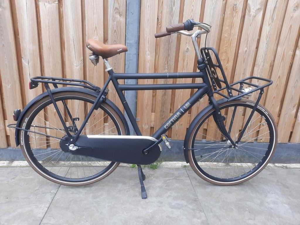 Cortina U4 herenfiets 28 inch 61 cm terugtraprem 3 versnel, Fietsen en Brommers, Fietsen | Heren | Herenfietsen, Terugtraprem