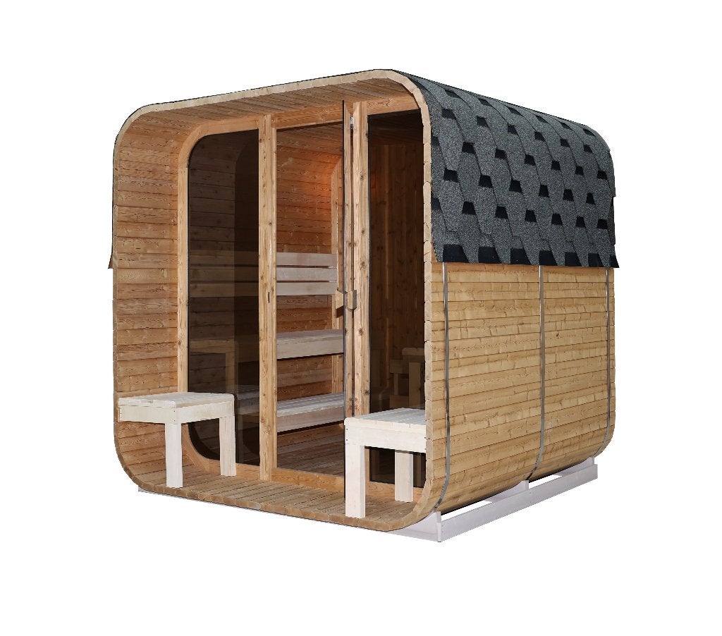 Passion | Evora 220 Sauna | Nieuw uit Voorraad, Ophalen of Verzenden, Nieuw, Fins of Traditioneel, Complete sauna