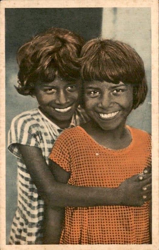 Suriname - Meisjes - 1945, Verzenden, 1940 tot 1960, Ongelopen