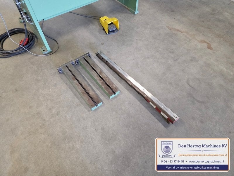 DMF compactschaar stil in gebruikt 1100x4mm plaatschaar 400V, Ophalen, Gebruikt