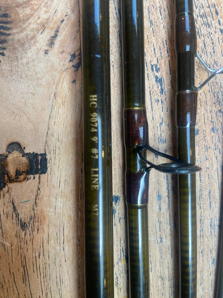Vliegvis set: hengel, reel, lijn #6. Kompleet75euro, Watersport en Boten, Hengelsport | Vliegvissen, Ophalen of Verzenden, Gebruikt