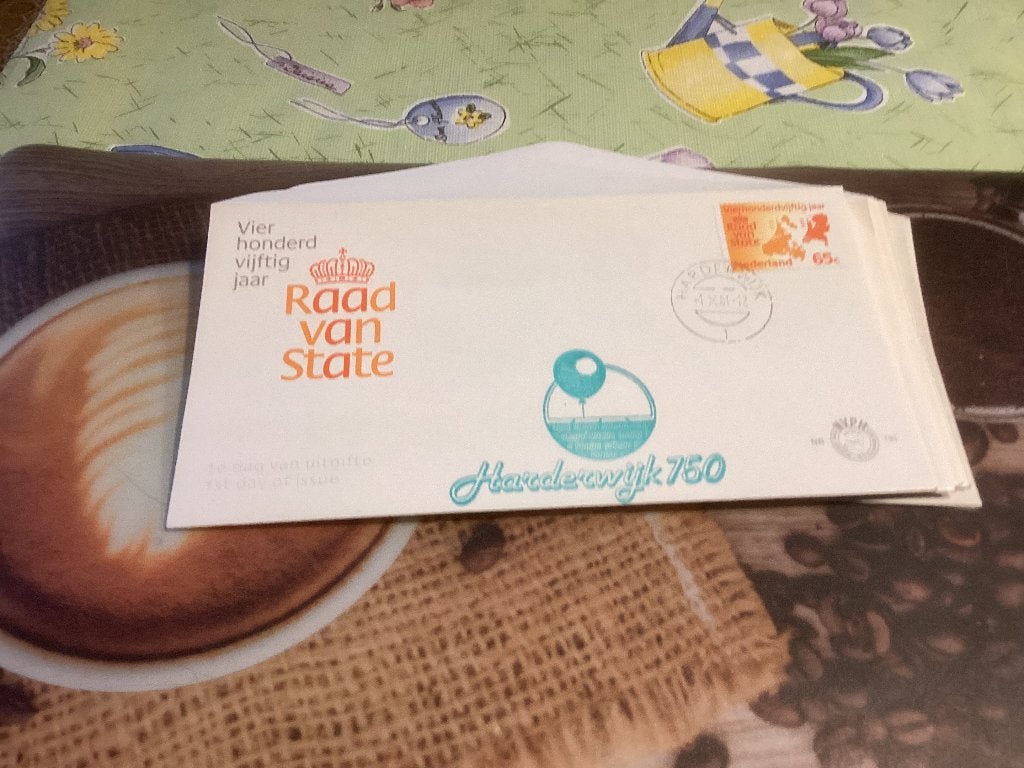 No4381 E195 Harderwijk Heb ook Nederland jaargangen fdc 19, Ophalen of Verzenden, Onbeschreven, Nederland