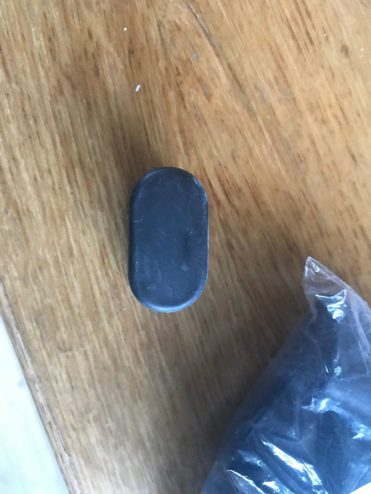 16x Ovale Stoelpootdoppen Zwart 15x30mm - Vloerbeschermers, Ophalen, Nieuw