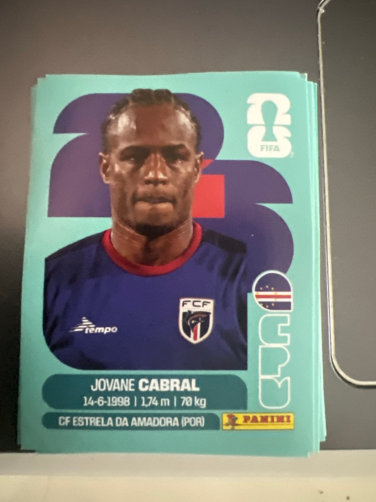 Panini FIFA wk 2026 Jovane Cabral CF Estrela da Amadora, Verzenden, Nieuw, Buitenlandse clubs, Poster, Plaatje of Sticker