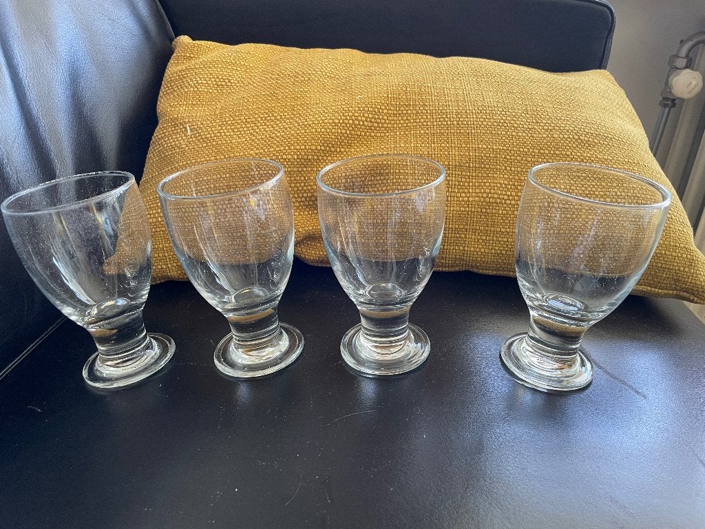 Iittala Lempi 4 Glazen Design Finland Scandinavisch, Ophalen of Verzenden, Gebruikt, Overige typen