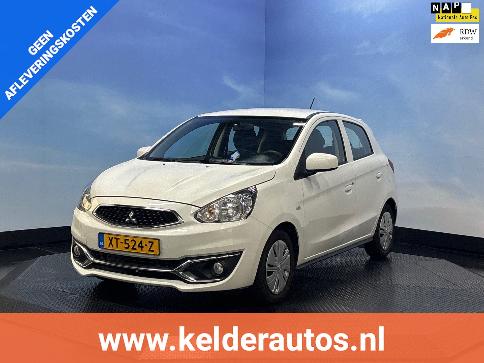 Mitsubishi Space Star 1.0 Cool+ Airco, Auto's, Mitsubishi, Voorwielaandrijving, Stof, Gebruikt, Euro 6