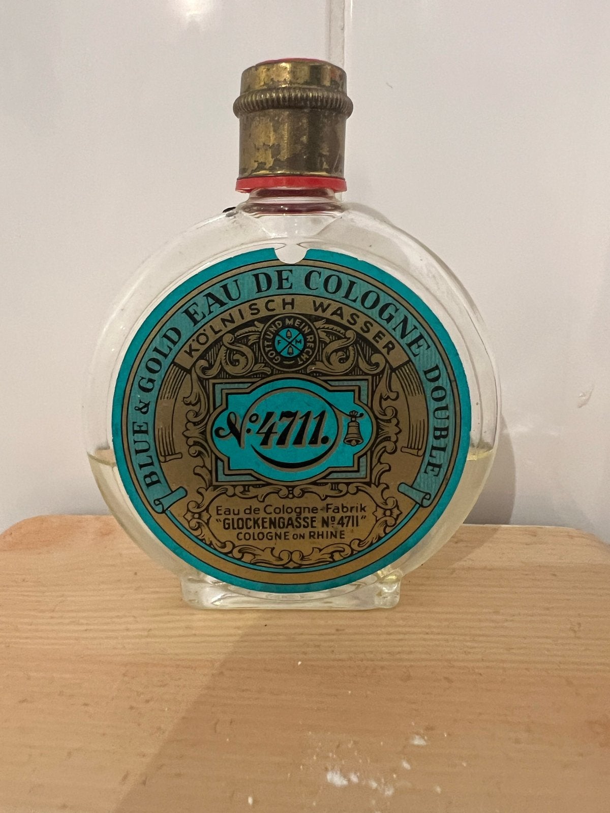 Vintage 4711 Eau de Cologne - 35% gevuld, Ophalen of Verzenden, Gebruikt, Overige typen, Gevuld