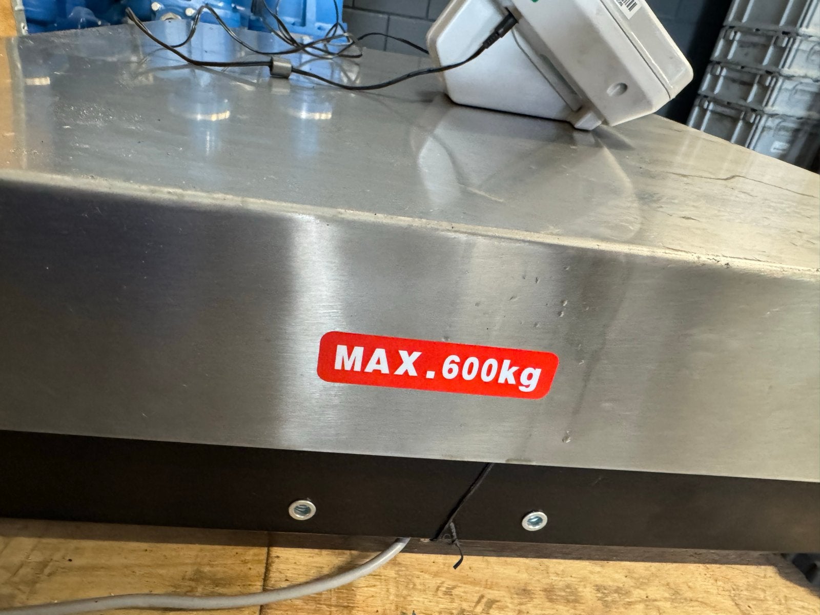 Kern Vloerweegschaal KFB-M - Max 600kg, Doe-het-zelf en Verbouw, Weegschalen, Ophalen of Verzenden, Gebruikt, Vloerweegschaal