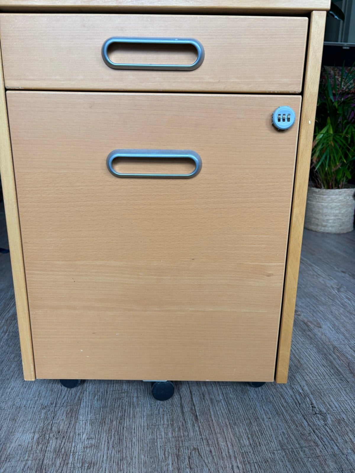Houten ladeblok met wielen, Ophalen, Gebruikt