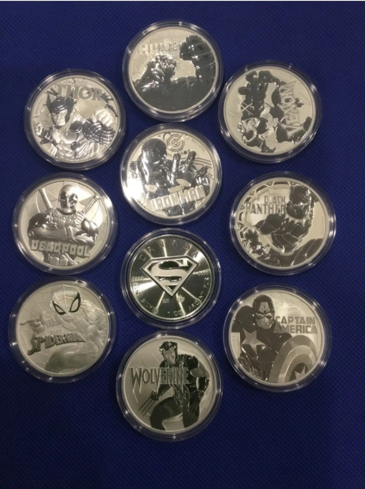 Marvel 1 oz 999 Zilveren Munten - Diverse tuvalu, Ophalen of Verzenden, Zilver
