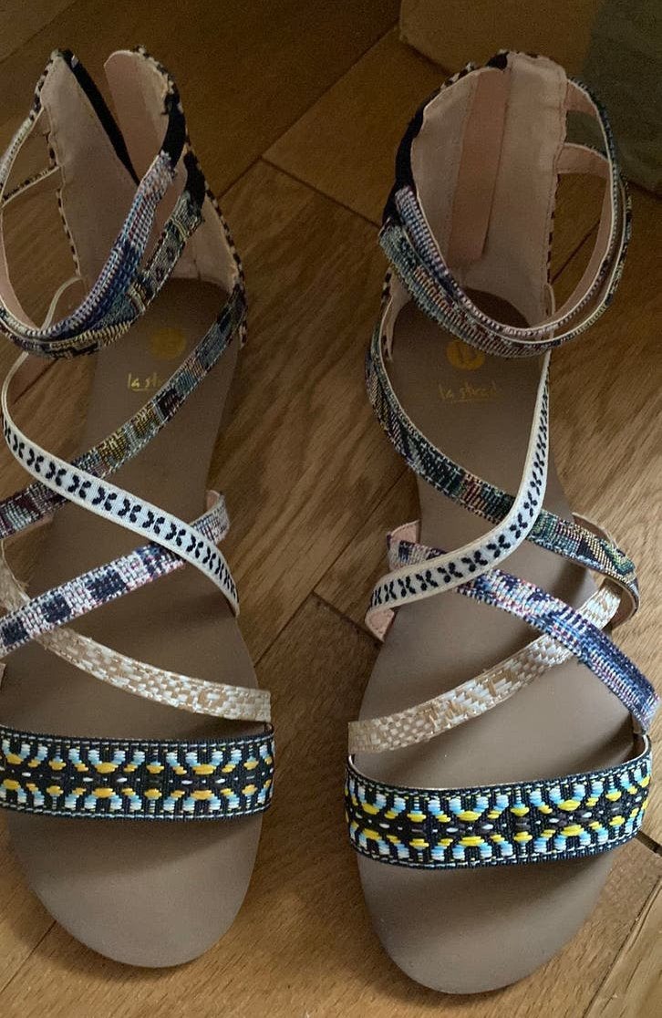 Nieuwe sandalen  van la Strada zomer maat 39/40, Ophalen of Verzenden, Nieuw, Overige kleuren, Sandalen of Muiltjes