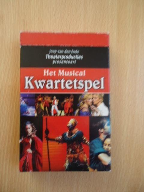 Het Musical kwartetspel, Joop van den Ende theaterproducties, Verzamelen, Ophalen of Verzenden, Kwartet(ten)
