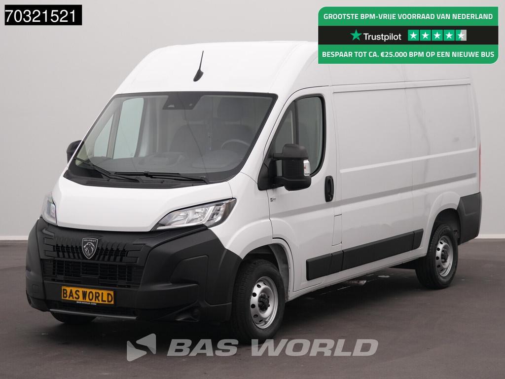 Peugeot Boxer 120pk L2H2 Airco Cruise Camera Parkeersensoren, Stof, Gebruikt, Euro 6, 4 cilinders