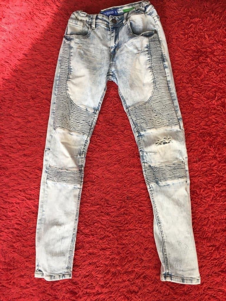 Coolcat spijkerbroek 146-152 CLCT denim Milan Biker jeans, Broek, Jongen of Meisje, Coolcat, Nieuw