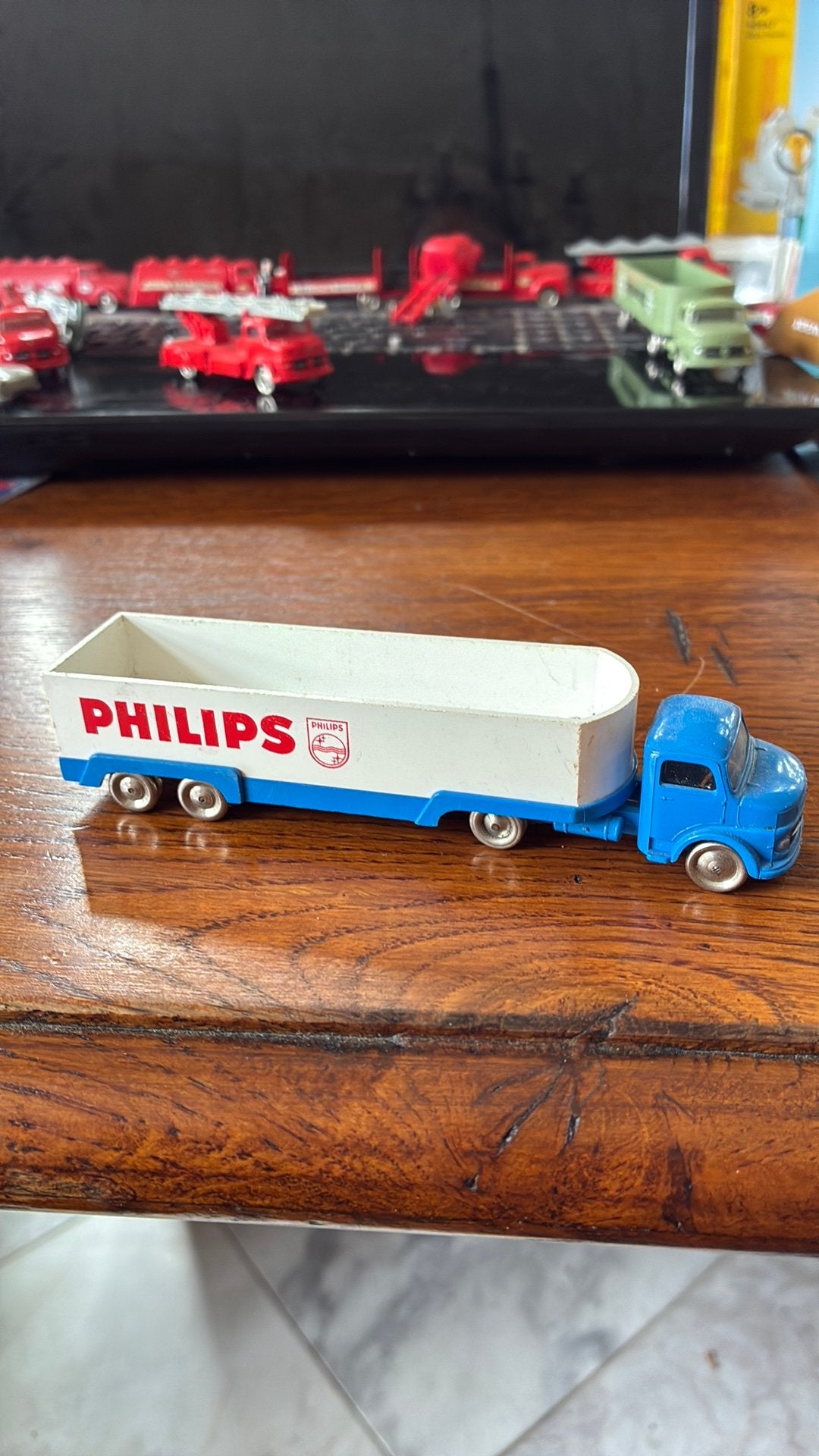 Lego Mercedes philips vrachtwagen 1:87, Ophalen of Verzenden, Gebruikt, Bus of Vrachtwagen, Overige merken