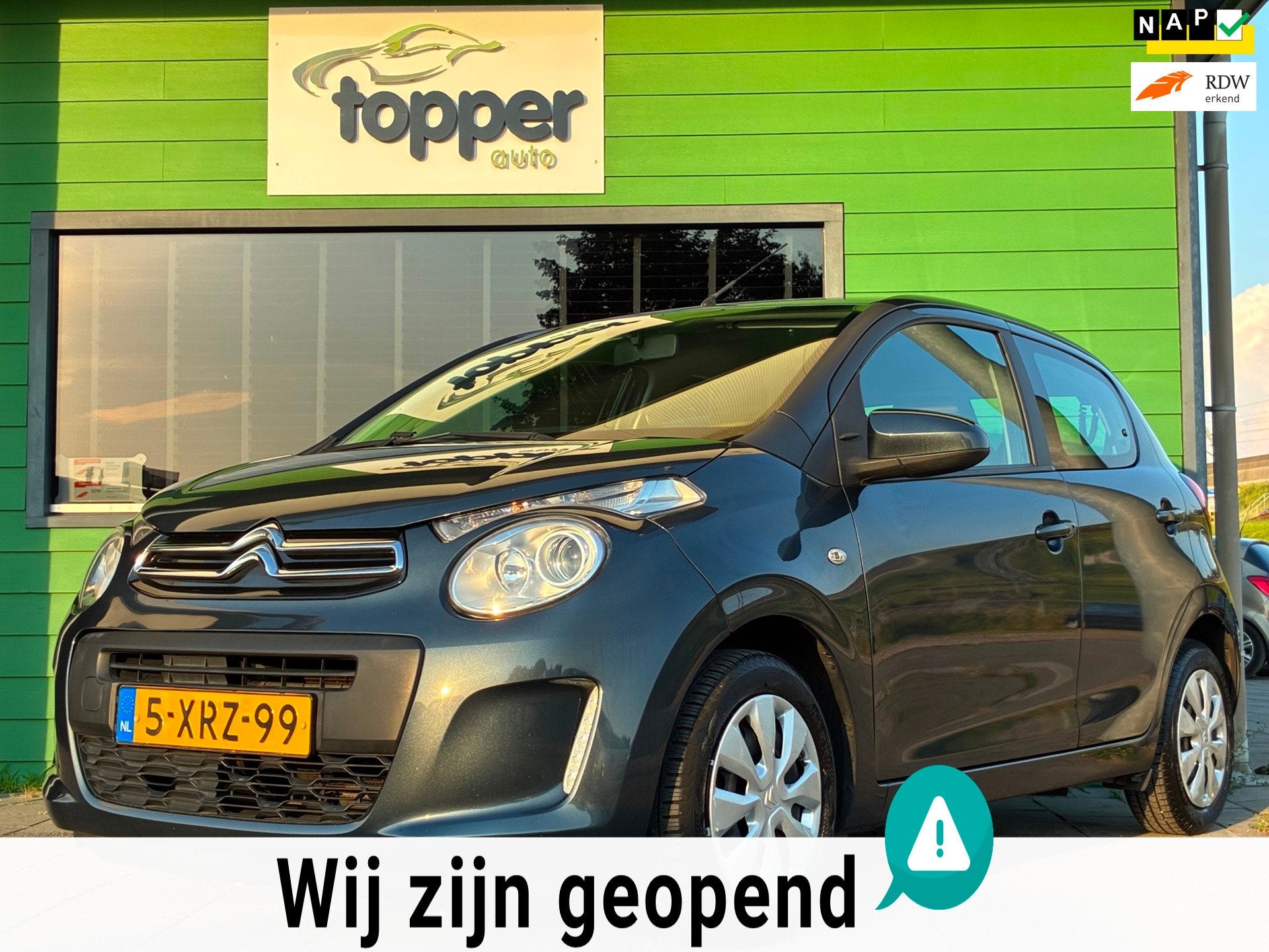 Citroen C1 1.0 e-VTi Feel|2e Eigenaar|Airco|5-Deurs|Elektr.r, Auto's, Citroën, Voorwielaandrijving, Euro 5, Gebruikt, 31 €/maand