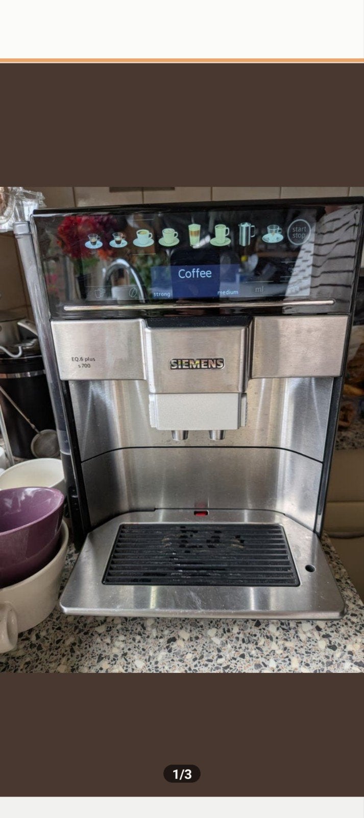 Siemens Eq 6 plus s 700 koffiezet apparaat, Witgoed en Apparatuur, Koffiezetapparaten, Ophalen, Koffiemachine