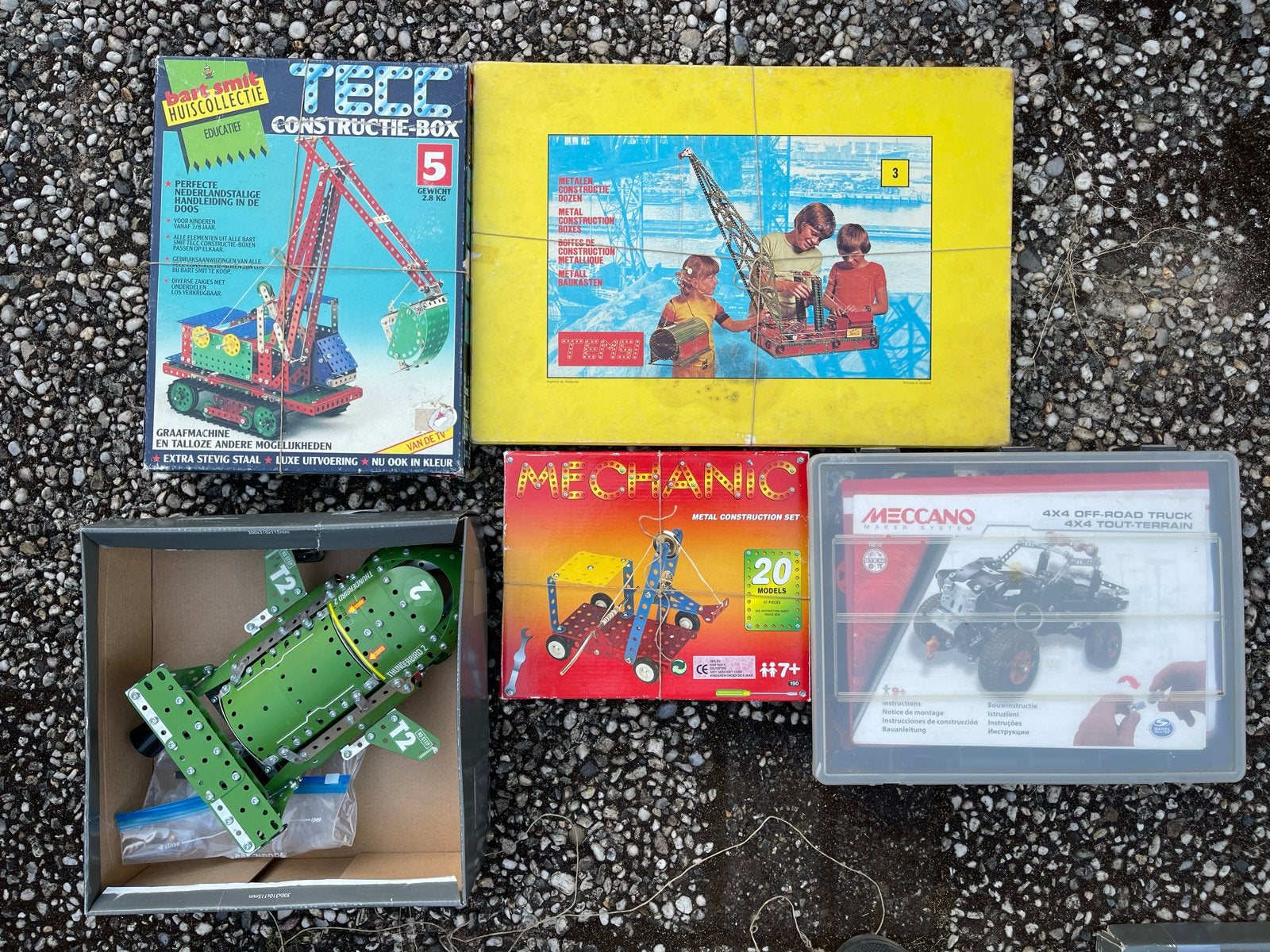 Meccano - 5 dozen - Van makkelijk tot moeilijk - vintage, Ophalen, Gebruikt