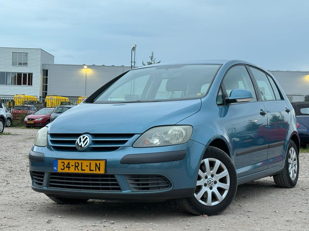 Volkswagen Golf Plus 1.6 FSI Comfortline/ LAAG KM/ ZOMER BLA, Auto's, Gebruikt, 4 cilinders, Blauw, 116 pk