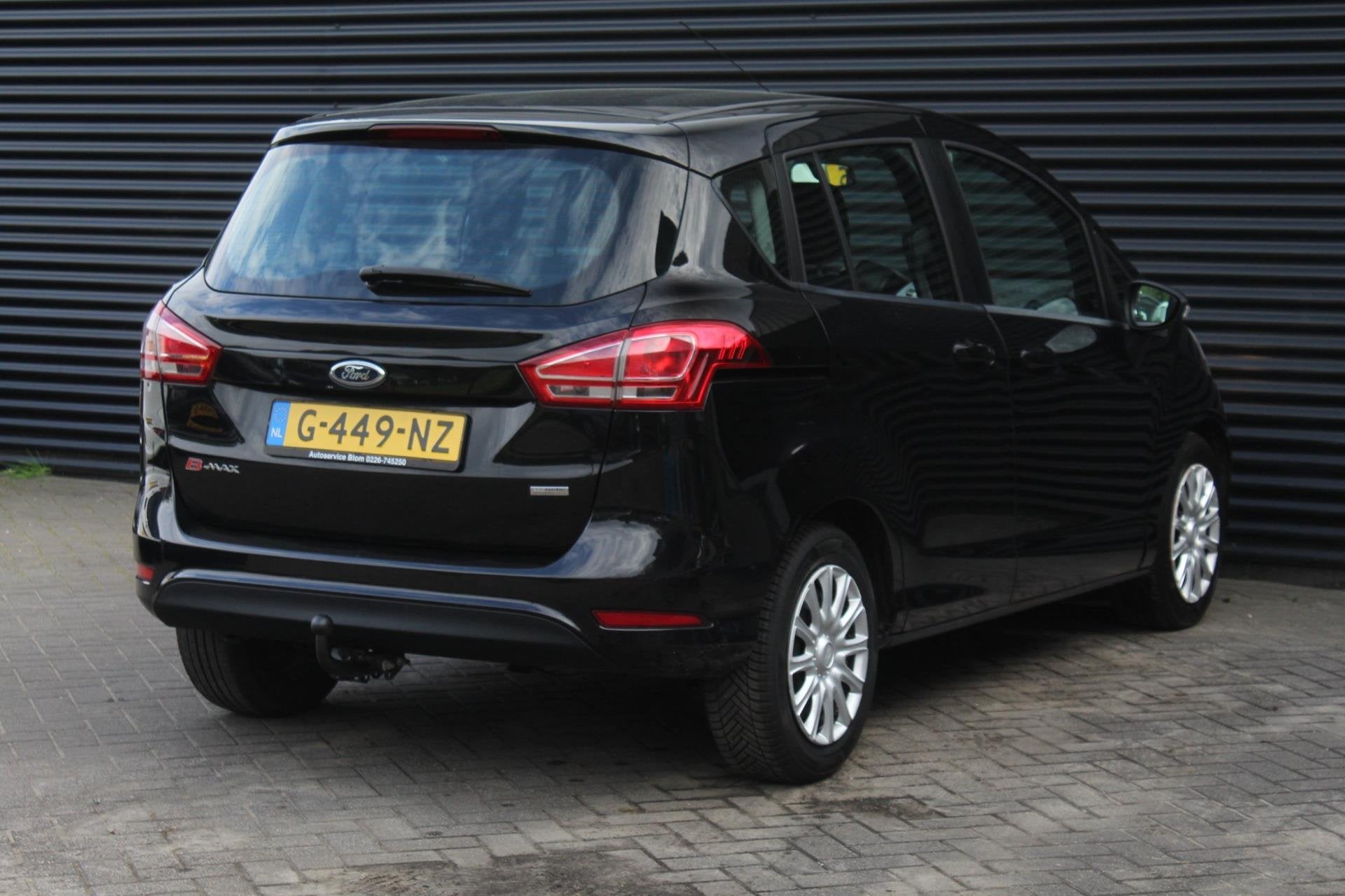 Ford B-Max 1.0 EcoBoost Ambiente | Trekhaak | Airco | Goed o, Voorwielaandrijving, Euro 5, Gebruikt, Zwart