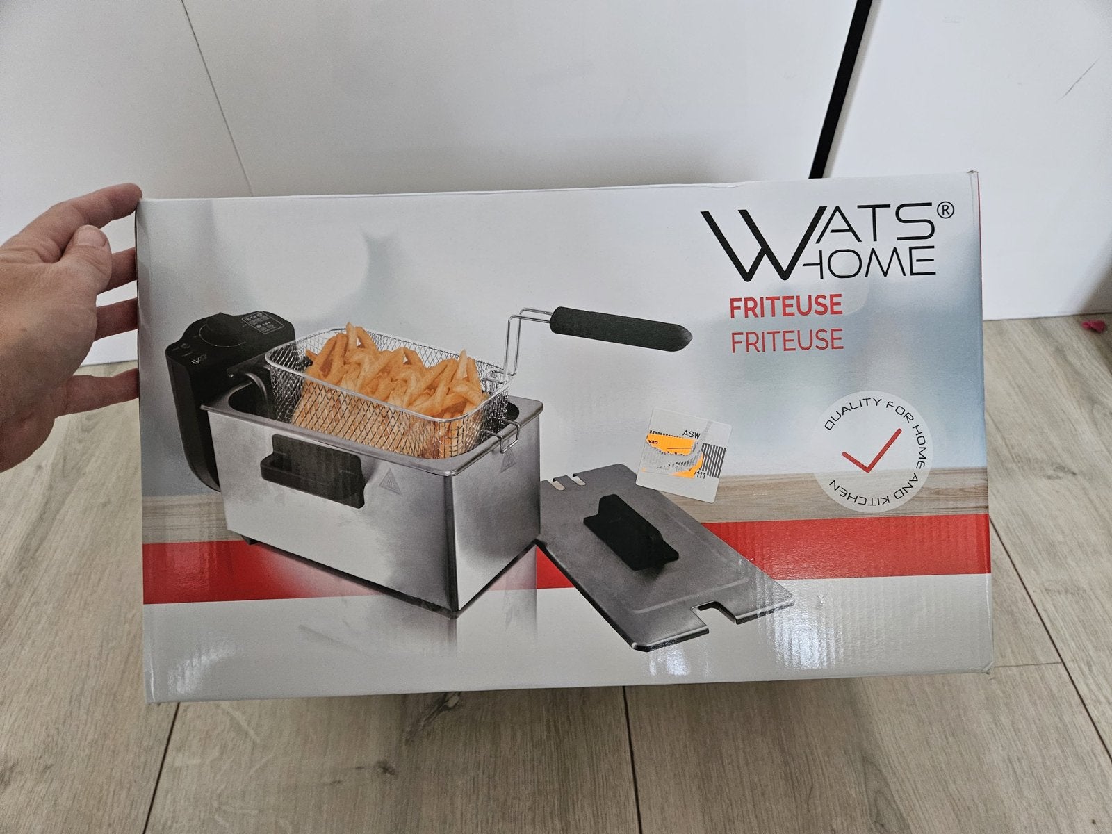 WATS HOME Friteuse - Nieuw in doos, Minder dan 1 liter, Ophalen of Verzenden, Nieuw