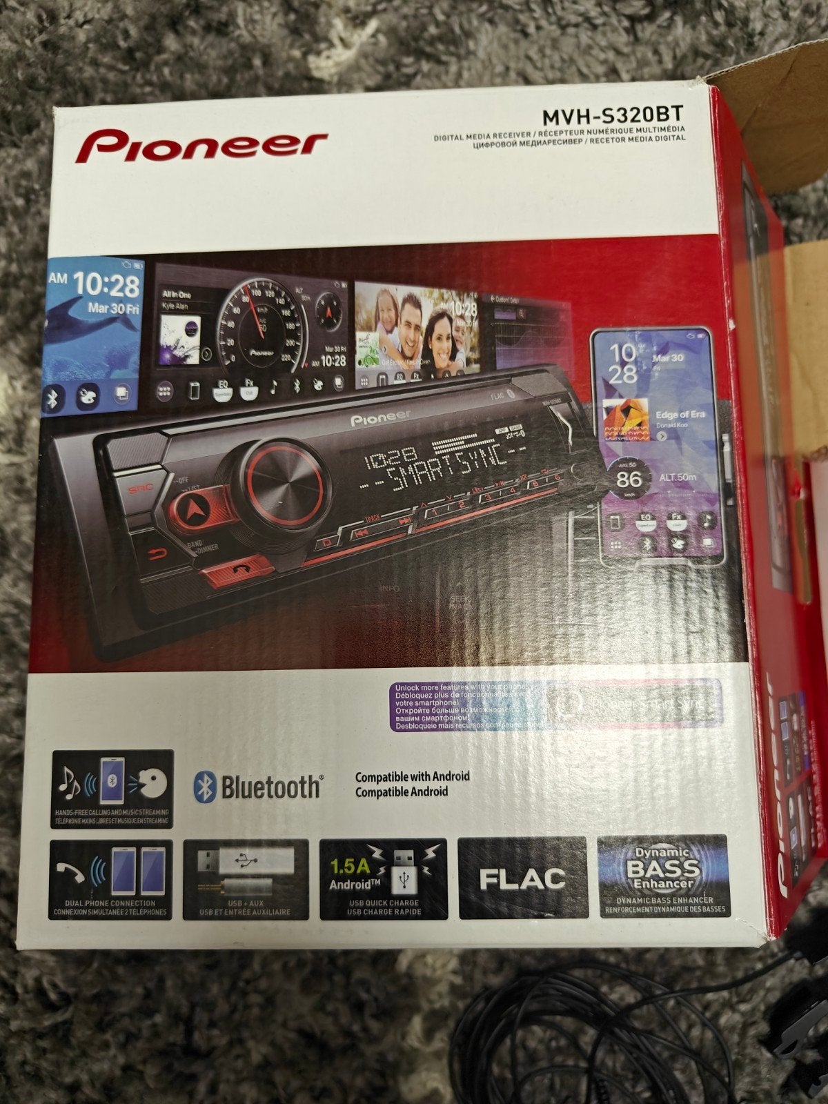 Pioneer MVH-S320BT Autoradio met Bluetooth, Auto diversen, Ophalen of Verzenden, Zo goed als nieuw