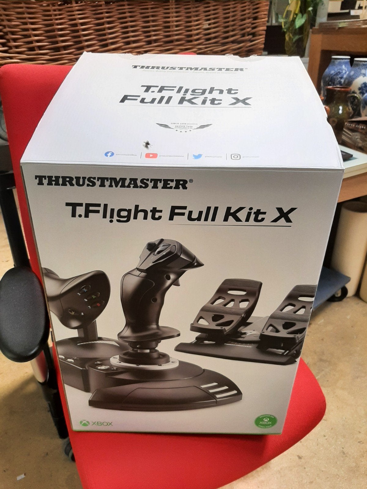 Thrustmaster T.Flight Full Kit X vliegsimulatorset, Spelcomputers en Games, Ophalen of Verzenden, Nieuw, PC