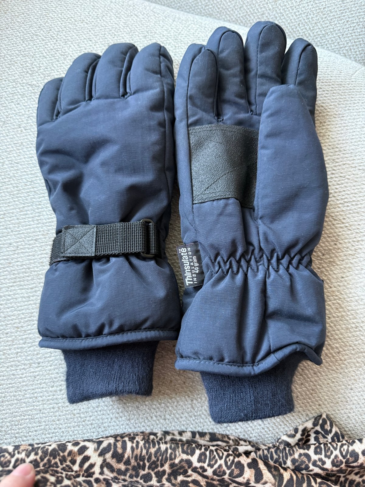 HEMA Thinsulate Handschoenen - Donkerblauw Maat M, Ophalen of Verzenden, Zo goed als nieuw, Maat 38/40 (M), Handschoenen