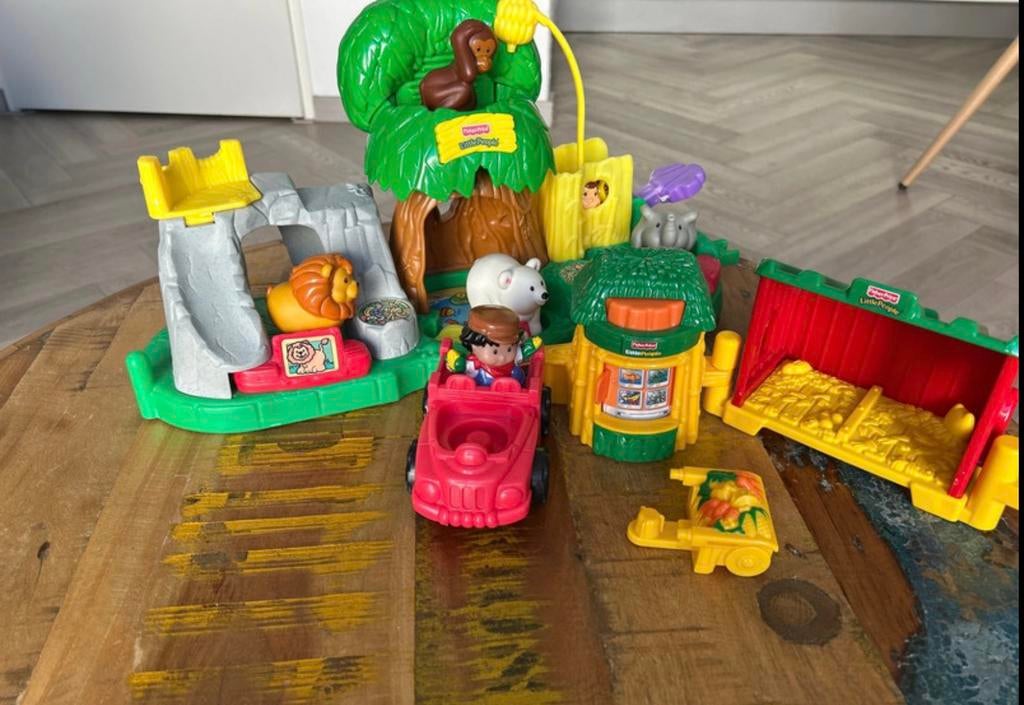Fisher-Price Little People Jungle Speelset met Geluid, Ophalen of Verzenden, Gebruikt, Jongen of Meisje