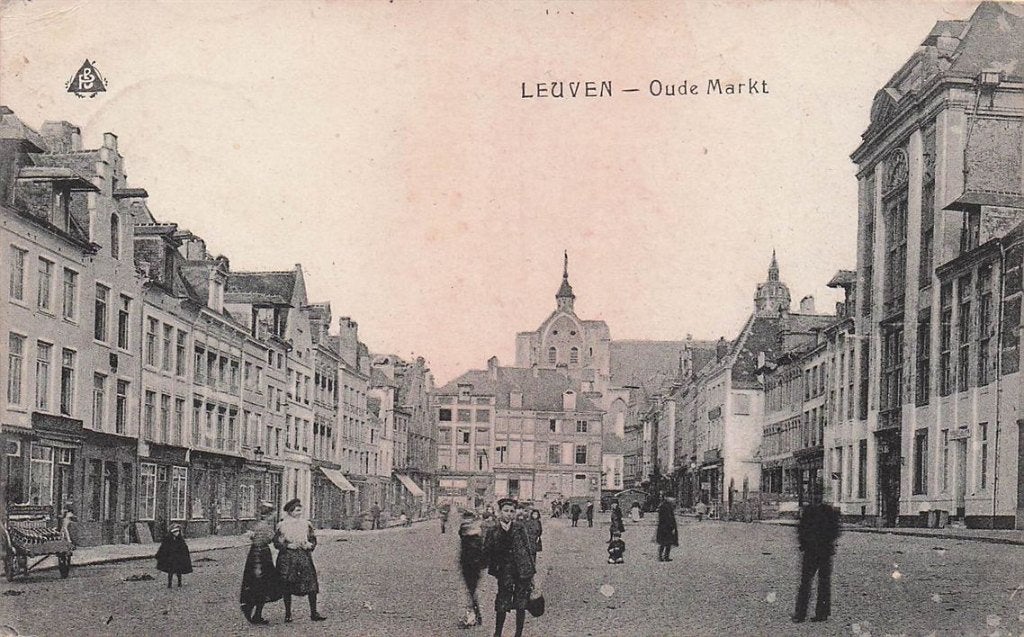 702-320-019 Leuven Oude Markt, Verzamelen, Verzenden, Voor 1920, Overig Europa